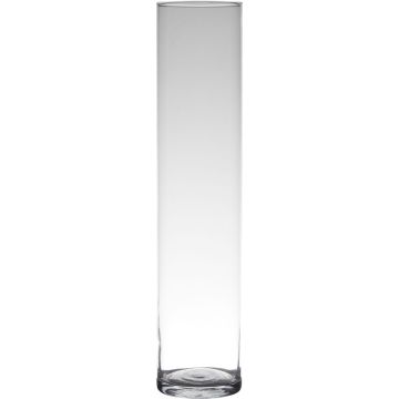 Zylinder Glas Bodenvase SANYA EARTH, transparent, 50cm, Ø9cm