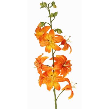 Lilie künstlich LABRICKA, orange-gelb, 100cm, Ø9cm
