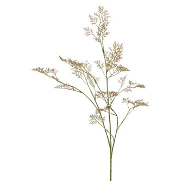 Feder-Spargel Zweig künstlich WATTENS, rosa-grün, 100cm