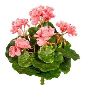 Deko Blume Geranie CRONVEL, Steckstab, crossdoor, rosa, 25cm