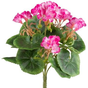 Deko Blume Geranie CRONVEL, Steckstab, crossdoor, pink, 25cm Deko Blume Geranie CRONVEL, Steckstab, crossdoor, pink, 25cm
