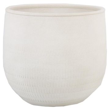 Keramik Übertopf, creme, 27cm, Ø29cm