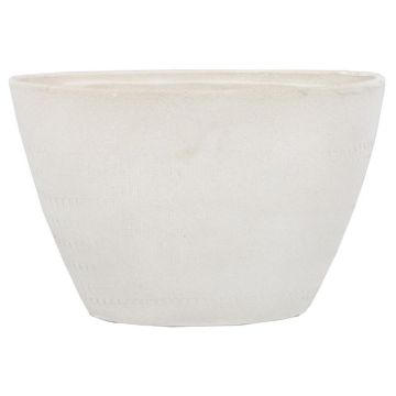 Keramik Übertopf, creme, 22cm, Ø33cm