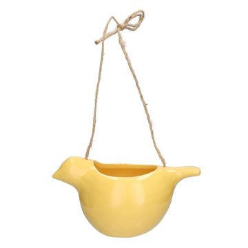 Vogel Hängeampel SAREEN aus Dolomit, gelb, 25,6x14,6x12,4cm Vogel Hängeampel SAREEN aus Dolomit, gelb, 25,6x14,6x12,4cm
