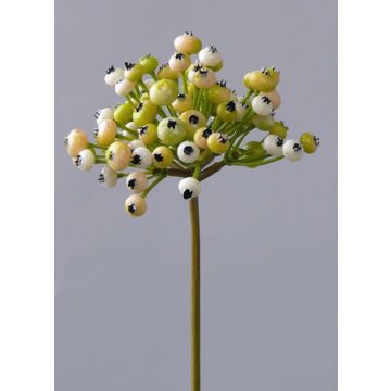 Künstlicher Feuerdorn Zweig CLEO mit Beeren, creme-grün, 20cm Künstlicher Feuerdorn Zweig CLEO mit Beeren, creme-grün, 20cm