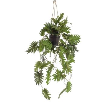 Kunstpflanze Philodendron Selloum Blumenampel URCO, Dekotopf, 80cm Kunstpflanze Philodendron Selloum Blumenampel URCO, Dekotopf, 80cm