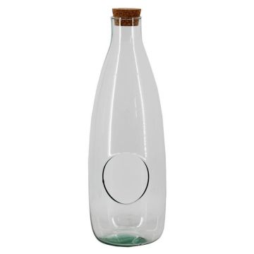 Glas Terrarium GLYPMO mit Korken, recycelt, klar, 33cm, Ø15cm Glas Terrarium GLYPMO mit Korken, recycelt, klar, 33cm, Ø15cm