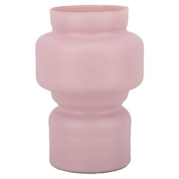 Dekovase EMERENTIA, Glas, rosa-matt, 25cm, Ø17cm Dekovase EMERENTIA, Glas, rosa-matt, 25cm, Ø17cm