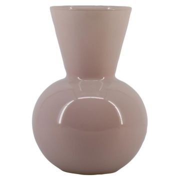 Blumenvase Glas VANTRA, zartrosa, 23cm, Ø16cm Blumenvase Glas VANTRA, zartrosa, 23cm, Ø16cm
