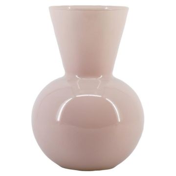 Blumenvase Glas VANTRA, zartrosa, 30cm, Ø21cm Blumenvase Glas VANTRA, zartrosa, 30cm, Ø21cm