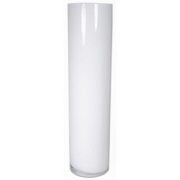 Blumenvase Zylinder SANSA OCEAN, weiß, 60cm, Ø15cm Blumenvase Zylinder SANSA OCEAN, weiß, 60cm, Ø15cm