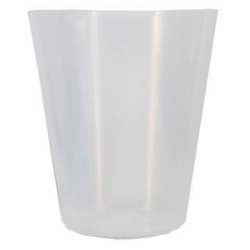 Kunststoff Übertopf, transparent, 40cm, Ø35cm