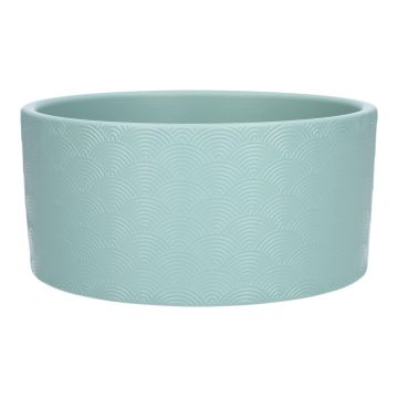 Keramikschale FERDINANTA mit Muster, hellblau-matt, 9cm, 18,5cm Keramikschale FERDINANTA mit Muster, hellblau-matt, 9cm, 18,5cm