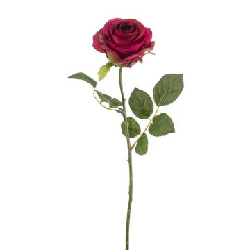 Rose künstlich BRUNETTE, fuchsia, 70cm, Ø11cm Rose künstlich BRUNETTE, fuchsia, 70cm, Ø11cm