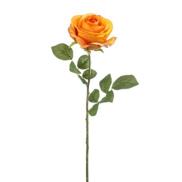 Rose künstlich BRUNETTE, orange, 70cm, Ø11cm Rose künstlich BRUNETTE, orange, 70cm, Ø11cm