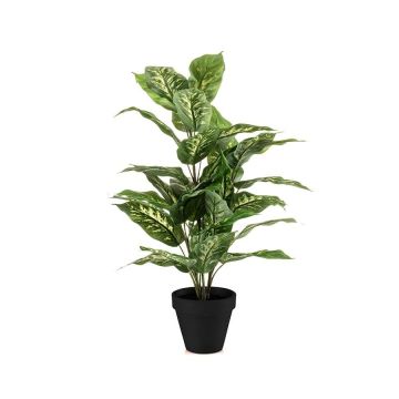 Künstliche Pflanze Dieffenbachia ELSAWA im Dekotopf, grün, 65cm