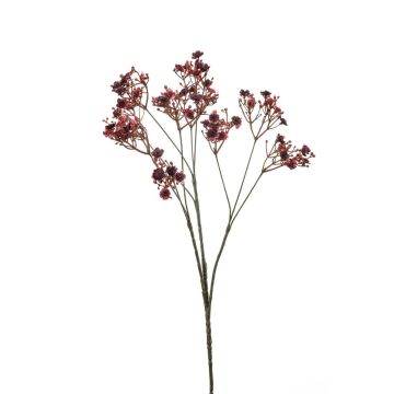 Künstliches Schleierkraut LITAGO, burgunderrot, 70cm, Ø1,5cm
