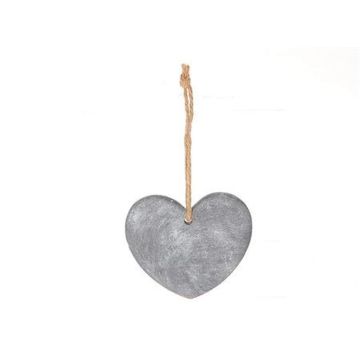 Dekoherz Aufhänger LILU aus Stein, grau, 13x11,5x1cm Dekoherz Aufhänger LILU aus Stein, grau, 13x11,5x1cm