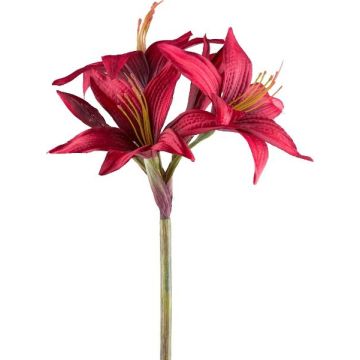 Künstliche Blume Gartenamaryllis KLURME, rot, 75cm