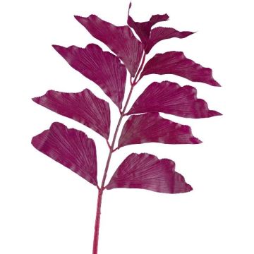 Palmenwedel Kunststoff Fischschwanzpalme MANDEW, aubergine, 80cm