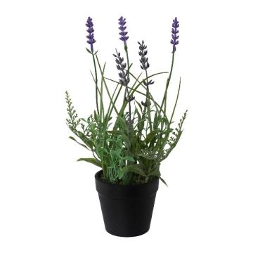 Plastikblume Lavendel HIKOM im Dekotopf, violett, 25cm