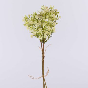 Kunstblumen Strauß Schleierkraut Bund CECILIA, creme-weiß, 30cm