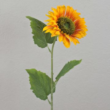 Künstliche Sonnenblume ESDINA, gelb-orange, 75cm, Ø13cm