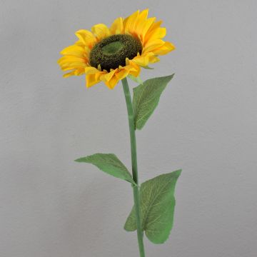 Künstliche Sonnenblume EDSINA, gelb-orange, 110cm, Ø24cm