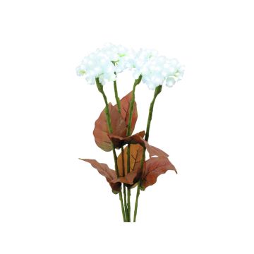 Künstliche Hortensie MARGARETHE, 4 Stück, LEDs, weiß, 80cm Künstliche Hortensie MARGARETHE, 4 Stück, LEDs, weiß, 80cm