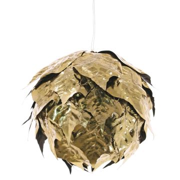 Kunst Ilex Kugel NAMAKA, gold, Ø15cm