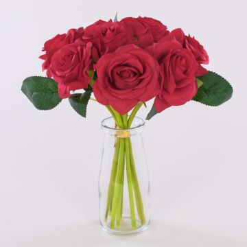 Künstlicher Rosenstrauß GAUTAM, rot, 25cm Künstlicher Rosenstrauß GAUTAM, rot, 25cm