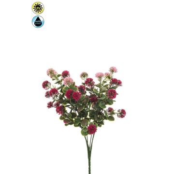 Bellis künstlich ROWLES auf Steckstab, crossdoor, rosa-pink, 35cm