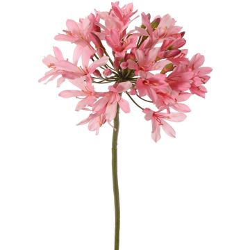 Künstliche Agapanthus Blume KAFENA, hellrosa, 90cm, Ø20cm