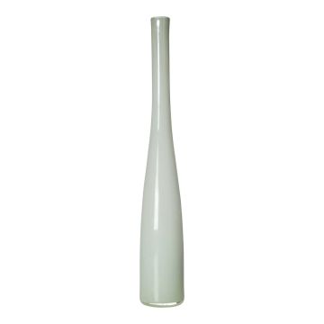 Schlanke Glas Dekoflasche NASTASYA, weiß, 60cm, Ø10cm Schlanke Glas Dekoflasche NASTASYA, weiß, 60cm, Ø10cm