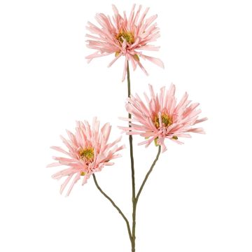 Künstlicher Zweig Chrysantheme LASDIM, hellrosa, 75cm, Ø11cm