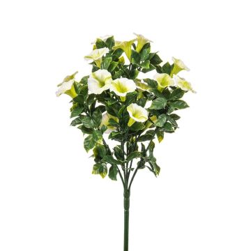 Künstliche Blume Petunie FINVON auf Steckstab, crossdoor, weiß, 27cm
