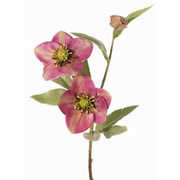 Künstlicher Zweig Christrose SUNMYN, mauve, 55cm, Ø8-10cm