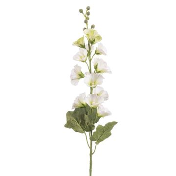 Künstliche Blume Stockrose WHYNRA, weiß-grün, 105cm Künstliche Blume Stockrose WHYNRA, weiß-grün, 105cm