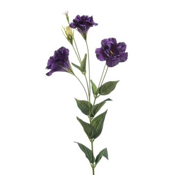 Kunstblume Lisianthus IRONA, dunkelviolett, 80cm