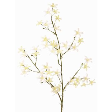 Kunstzweig Steinbrech PALSIMA mit Blüten, gelb-weiß, 75cm