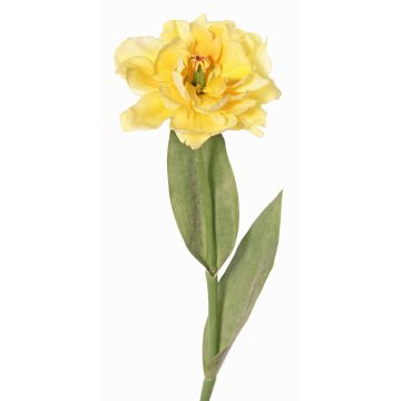 Künstliche Papageien Tulpe STEFANIE, gelb, 65cm, Ø14cm Künstliche Papageien Tulpe STEFANIE, gelb, 65cm, Ø14cm
