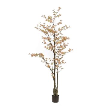 Kunstbaum Kapuzinerkresse SULLA, Kunststamm, pfirsich-grün, 210cm