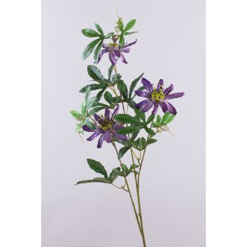 Deko Passionsblume JULANDA, lila-weiß, 95cm, Ø11cm