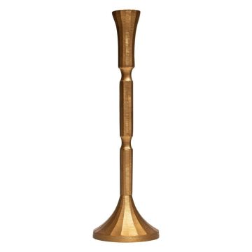 Metall Kerzenleuchter VENITA, gold, 41,5cm, Ø13cm Metall Kerzenleuchter VENITA, gold, 41,5cm, Ø13cm