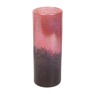 Glas Blumenvase PEPA, multi-pink-klar, 24,5cm, Ø11,5cm