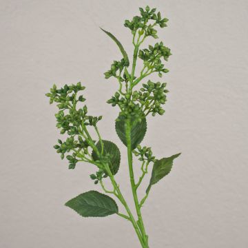 Schneeball Zweig künstlich LABIBA mit Knospen, grün, 60cm, Ø2,5-5cm