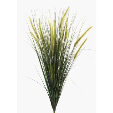 Fuchsschwansgras künstlich MARIANNE, Rispen, Steckstab, grün-braun, 95cm