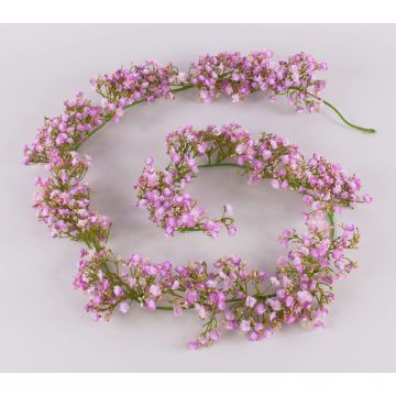 Schleierkraut Girlande künstlich LITAGO, rosa-violett, 180cm Schleierkraut Girlande künstlich LITAGO, rosa-violett, 180cm