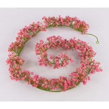Schleierkraut Girlande künstlich LITAGO, rosa-pink, 180cm Schleierkraut Girlande künstlich LITAGO, rosa-pink, 180cm
