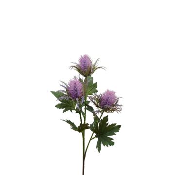 Fake Blumenzweig Edeldistel ERKENHILDE, lila, 65cm Fake Blumenzweig Edeldistel ERKENHILDE, lila, 65cm